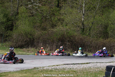 16 & 17/04/2022 : 3ème manche du Championnat du Sud 2022 au circuit d’Aigues-Vives (photos Stéphane Agnus) 2022 — karting