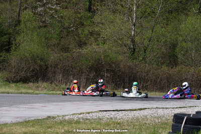 16 & 17/04/2022 : 3ème manche du Championnat du Sud 2022 au circuit d’Aigues-Vives (photos Stéphane Agnus) 2022 — karting