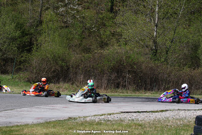 16 & 17/04/2022 : 3ème manche du Championnat du Sud 2022 au circuit d’Aigues-Vives (photos Stéphane Agnus) 2022 — karting
