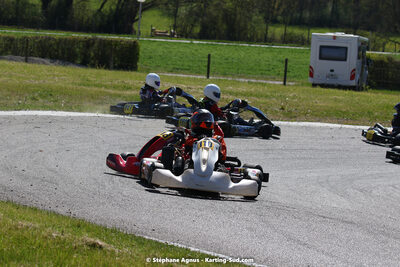 16 & 17/04/2022 : 3ème manche du Championnat du Sud 2022 au circuit d’Aigues-Vives (photos Stéphane Agnus) 2022 — karting