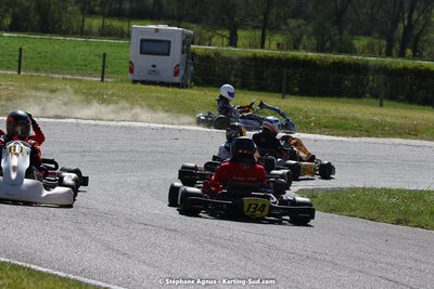 16 & 17/04/2022 : 3ème manche du Championnat du Sud 2022 au circuit d’Aigues-Vives (photos Stéphane Agnus) 2022 — karting