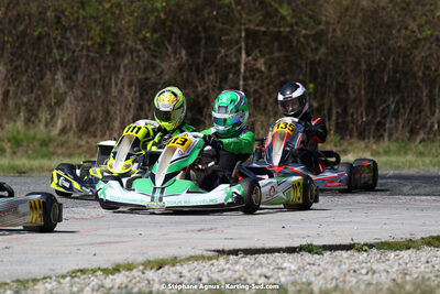 16 & 17/04/2022 : 3ème manche du Championnat du Sud 2022 au circuit d’Aigues-Vives (photos Stéphane Agnus) 2022 — karting