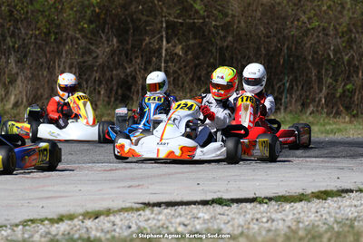 16 & 17/04/2022 : 3ème manche du Championnat du Sud 2022 au circuit d’Aigues-Vives (photos Stéphane Agnus) 2022 — karting