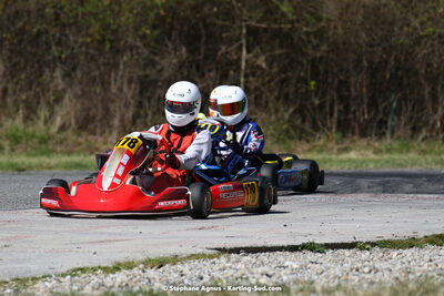 16 & 17/04/2022 : 3ème manche du Championnat du Sud 2022 au circuit d’Aigues-Vives (photos Stéphane Agnus) 2022 — karting