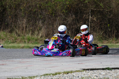16 & 17/04/2022 : 3ème manche du Championnat du Sud 2022 au circuit d’Aigues-Vives (photos Stéphane Agnus) 2022 — karting