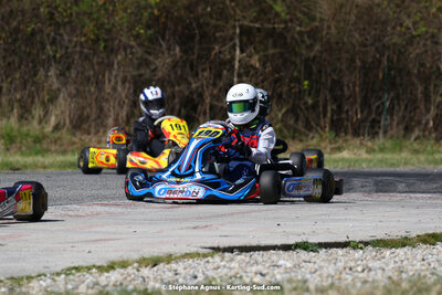 16 & 17/04/2022 : 3ème manche du Championnat du Sud 2022 au circuit d’Aigues-Vives (photos Stéphane Agnus) 2022 — karting