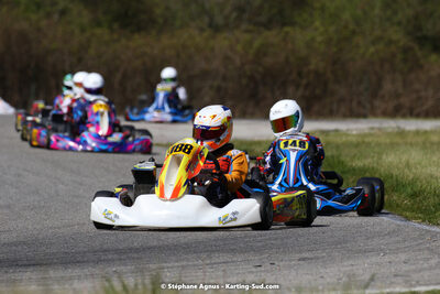 16 & 17/04/2022 : 3ème manche du Championnat du Sud 2022 au circuit d’Aigues-Vives (photos Stéphane Agnus) 2022 — karting