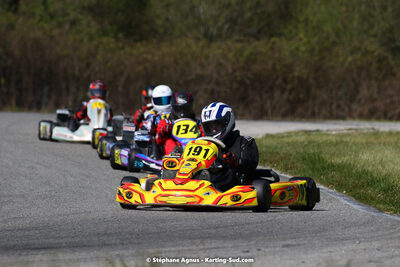 16 & 17/04/2022 : 3ème manche du Championnat du Sud 2022 au circuit d’Aigues-Vives (photos Stéphane Agnus) 2022 — karting