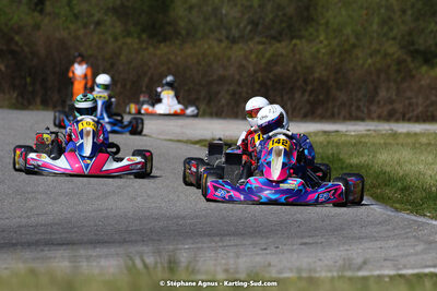 16 & 17/04/2022 : 3ème manche du Championnat du Sud 2022 au circuit d’Aigues-Vives (photos Stéphane Agnus) 2022 — karting