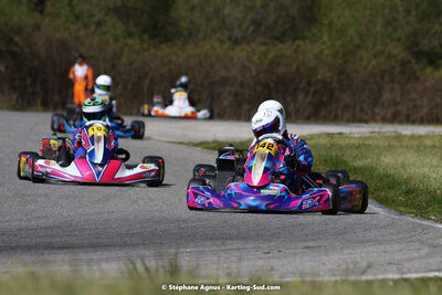 16 & 17/04/2022 : 3ème manche du Championnat du Sud 2022 au circuit d’Aigues-Vives (photos Stéphane Agnus) 2022 — karting