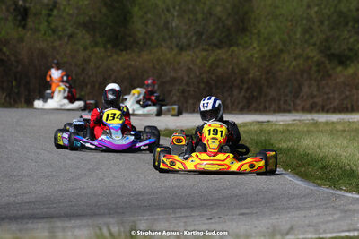 16 & 17/04/2022 : 3ème manche du Championnat du Sud 2022 au circuit d’Aigues-Vives (photos Stéphane Agnus) 2022 — karting