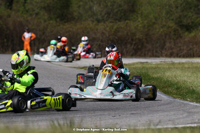 16 & 17/04/2022 : 3ème manche du Championnat du Sud 2022 au circuit d’Aigues-Vives (photos Stéphane Agnus) 2022 — karting