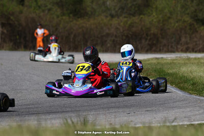 16 & 17/04/2022 : 3ème manche du Championnat du Sud 2022 au circuit d’Aigues-Vives (photos Stéphane Agnus) 2022 — karting