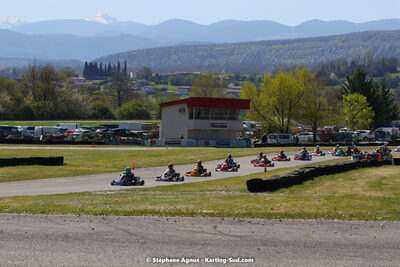 16 & 17/04/2022 : 3ème manche du Championnat du Sud 2022 au circuit d’Aigues-Vives (photos Stéphane Agnus) 2022 — karting