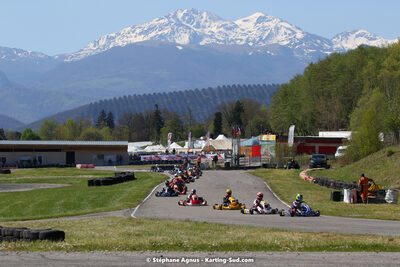16 & 17/04/2022 : 3ème manche du Championnat du Sud 2022 au circuit d’Aigues-Vives (photos Stéphane Agnus) 2022 — karting