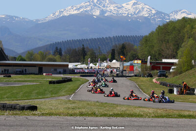16 & 17/04/2022 : 3ème manche du Championnat du Sud 2022 au circuit d’Aigues-Vives (photos Stéphane Agnus) 2022 — karting