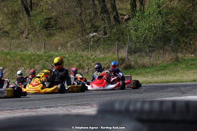 16 & 17/04/2022 : 3ème manche du Championnat du Sud 2022 au circuit d’Aigues-Vives (photos Stéphane Agnus) 2022 — karting