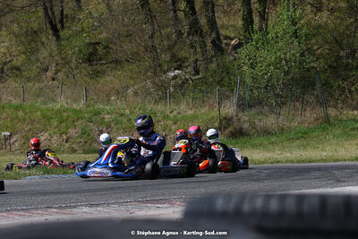 16 & 17/04/2022 : 3ème manche du Championnat du Sud 2022 au circuit d’Aigues-Vives (photos Stéphane Agnus) 2022 — karting