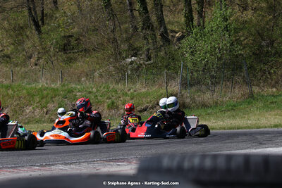 16 & 17/04/2022 : 3ème manche du Championnat du Sud 2022 au circuit d’Aigues-Vives (photos Stéphane Agnus) 2022 — karting