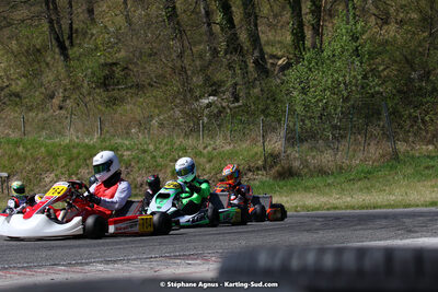 16 & 17/04/2022 : 3ème manche du Championnat du Sud 2022 au circuit d’Aigues-Vives (photos Stéphane Agnus) 2022 — karting