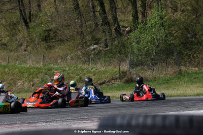 16 & 17/04/2022 : 3ème manche du Championnat du Sud 2022 au circuit d’Aigues-Vives (photos Stéphane Agnus) 2022 — karting