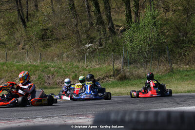 16 & 17/04/2022 : 3ème manche du Championnat du Sud 2022 au circuit d’Aigues-Vives (photos Stéphane Agnus) 2022 — karting