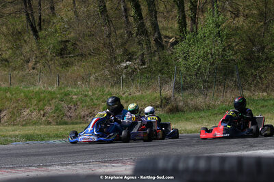 16 & 17/04/2022 : 3ème manche du Championnat du Sud 2022 au circuit d’Aigues-Vives (photos Stéphane Agnus) 2022 — karting