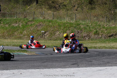 16 & 17/04/2022 : 3ème manche du Championnat du Sud 2022 au circuit d’Aigues-Vives (photos Stéphane Agnus) 2022 — karting