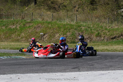 16 & 17/04/2022 : 3ème manche du Championnat du Sud 2022 au circuit d’Aigues-Vives (photos Stéphane Agnus) 2022 — karting