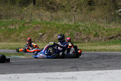 16 & 17/04/2022 : 3ème manche du Championnat du Sud 2022 au circuit d’Aigues-Vives (photos Stéphane Agnus) 2022 — karting