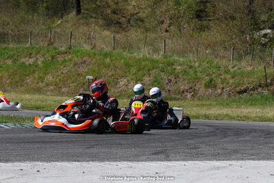 16 & 17/04/2022 : 3ème manche du Championnat du Sud 2022 au circuit d’Aigues-Vives (photos Stéphane Agnus) 2022 — karting