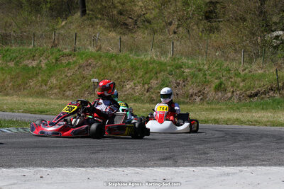 16 & 17/04/2022 : 3ème manche du Championnat du Sud 2022 au circuit d’Aigues-Vives (photos Stéphane Agnus) 2022 — karting