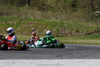 16 & 17/04/2022 : 3ème manche du Championnat du Sud 2022 au circuit d’Aigues-Vives (photos Stéphane Agnus) 2022 — karting