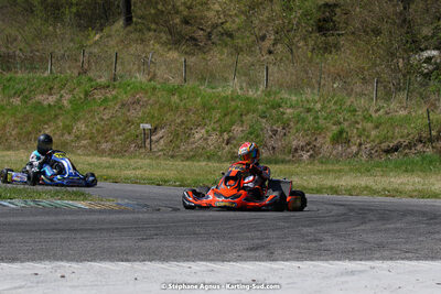 16 & 17/04/2022 : 3ème manche du Championnat du Sud 2022 au circuit d’Aigues-Vives (photos Stéphane Agnus) 2022 — karting