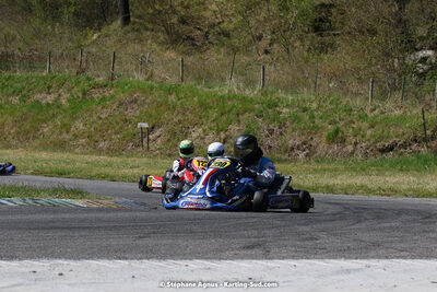 16 & 17/04/2022 : 3ème manche du Championnat du Sud 2022 au circuit d’Aigues-Vives (photos Stéphane Agnus) 2022 — karting