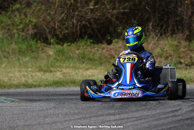 16 & 17/04/2022 : 3ème manche du Championnat du Sud 2022 au circuit d’Aigues-Vives (photos Stéphane Agnus) 2022 — karting