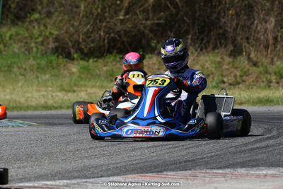 16 & 17/04/2022 : 3ème manche du Championnat du Sud 2022 au circuit d’Aigues-Vives (photos Stéphane Agnus) 2022 — karting