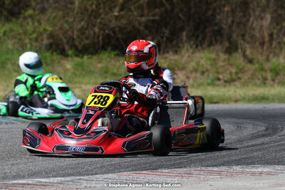 16 & 17/04/2022 : 3ème manche du Championnat du Sud 2022 au circuit d’Aigues-Vives (photos Stéphane Agnus) 2022 — karting