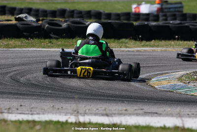 16 & 17/04/2022 : 3ème manche du Championnat du Sud 2022 au circuit d’Aigues-Vives (photos Stéphane Agnus) 2022 — karting