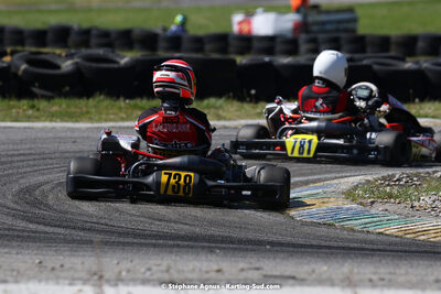 16 & 17/04/2022 : 3ème manche du Championnat du Sud 2022 au circuit d’Aigues-Vives (photos Stéphane Agnus) 2022 — karting