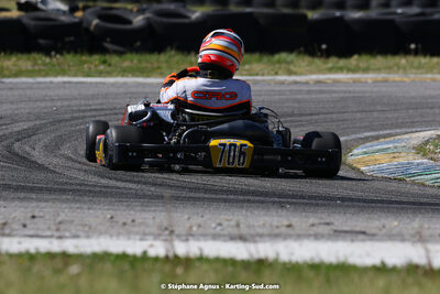 16 & 17/04/2022 : 3ème manche du Championnat du Sud 2022 au circuit d’Aigues-Vives (photos Stéphane Agnus) 2022 — karting