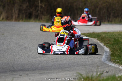 16 & 17/04/2022 : 3ème manche du Championnat du Sud 2022 au circuit d’Aigues-Vives (photos Stéphane Agnus) 2022 — karting