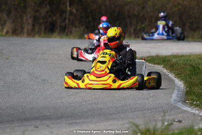 16 & 17/04/2022 : 3ème manche du Championnat du Sud 2022 au circuit d’Aigues-Vives (photos Stéphane Agnus) 2022 — karting