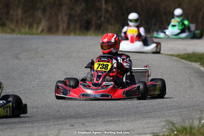 16 & 17/04/2022 : 3ème manche du Championnat du Sud 2022 au circuit d’Aigues-Vives (photos Stéphane Agnus) 2022 — karting