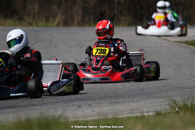 16 & 17/04/2022 : 3ème manche du Championnat du Sud 2022 au circuit d’Aigues-Vives (photos Stéphane Agnus) 2022 — karting