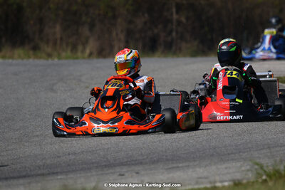 16 & 17/04/2022 : 3ème manche du Championnat du Sud 2022 au circuit d’Aigues-Vives (photos Stéphane Agnus) 2022 — karting
