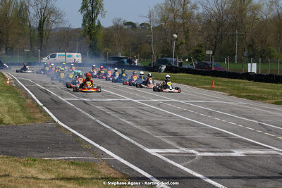 16 & 17/04/2022 : 3ème manche du Championnat du Sud 2022 au circuit d’Aigues-Vives (photos Stéphane Agnus) 2022 — karting