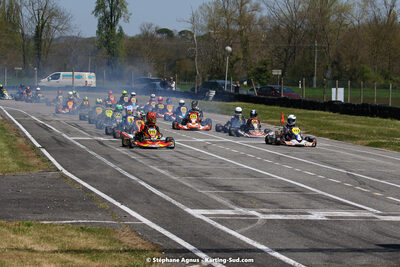 16 & 17/04/2022 : 3ème manche du Championnat du Sud 2022 au circuit d’Aigues-Vives (photos Stéphane Agnus) 2022 — karting