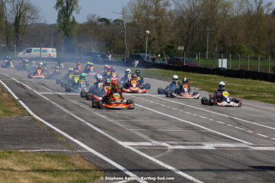 16 & 17/04/2022 : 3ème manche du Championnat du Sud 2022 au circuit d’Aigues-Vives (photos Stéphane Agnus) 2022 — karting