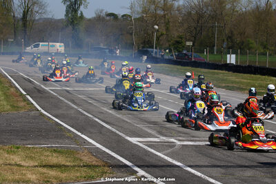 16 & 17/04/2022 : 3ème manche du Championnat du Sud 2022 au circuit d’Aigues-Vives (photos Stéphane Agnus) 2022 — karting